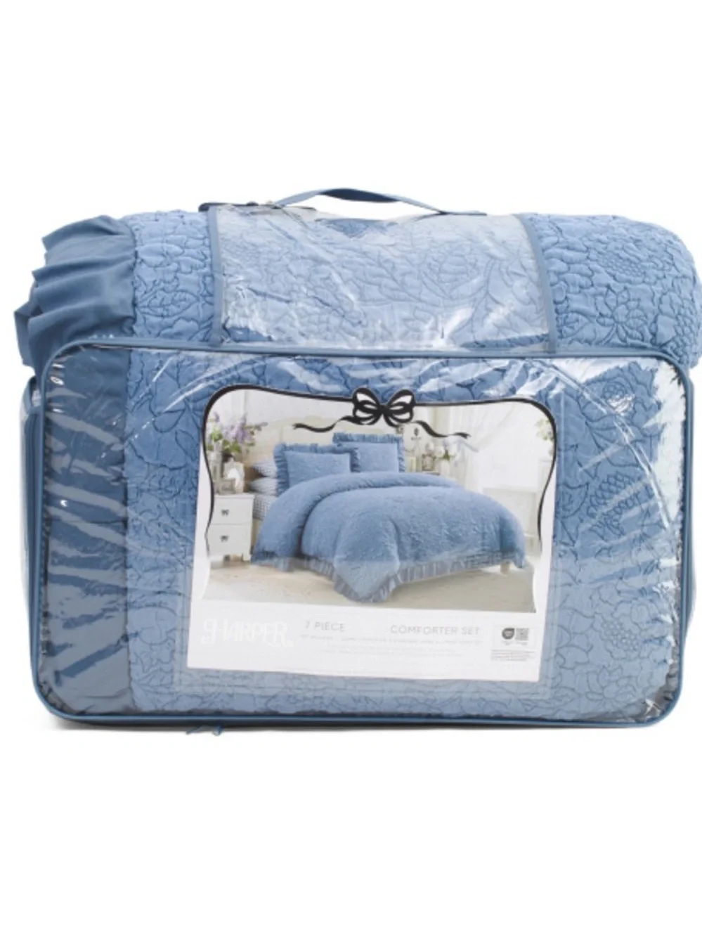 Harper Textured 7-Piece Comforter Set